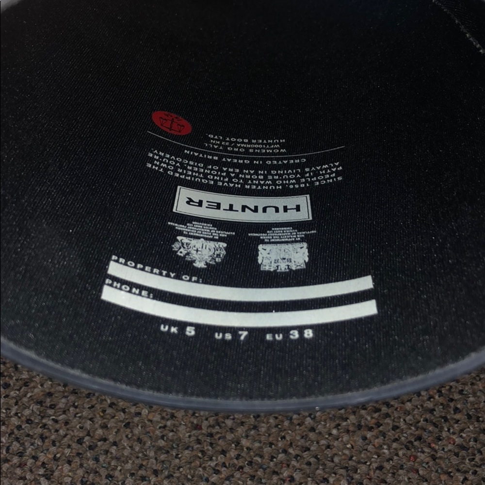 Hunter boots black - Picture 2 of 3